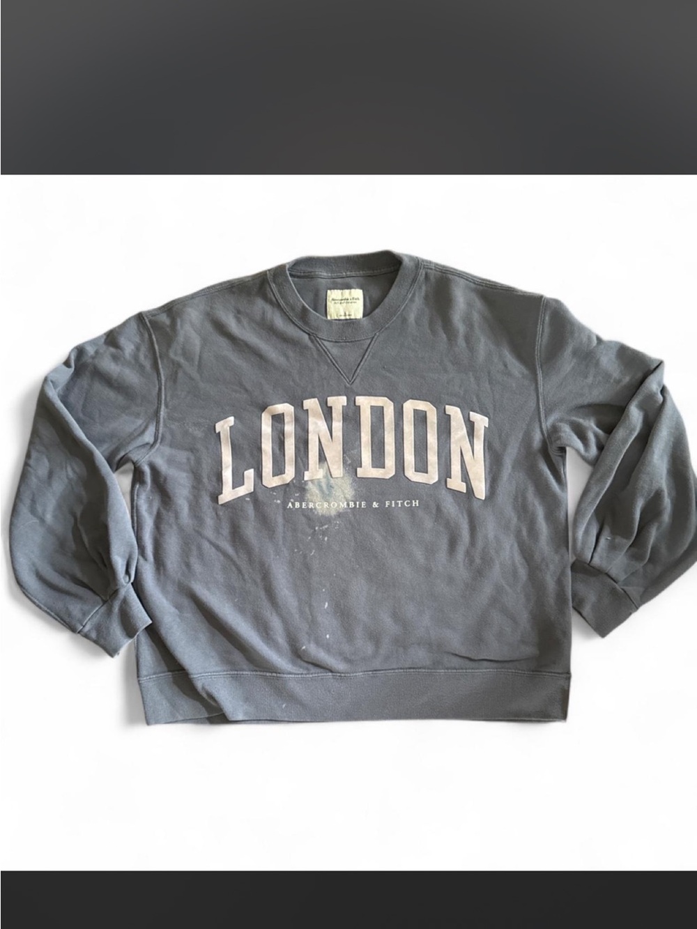 Abercrombie & Fitch London Crewneck Sweatshirt - Gray
